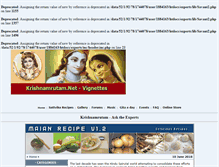Tablet Screenshot of experts.krishnamrutam.net